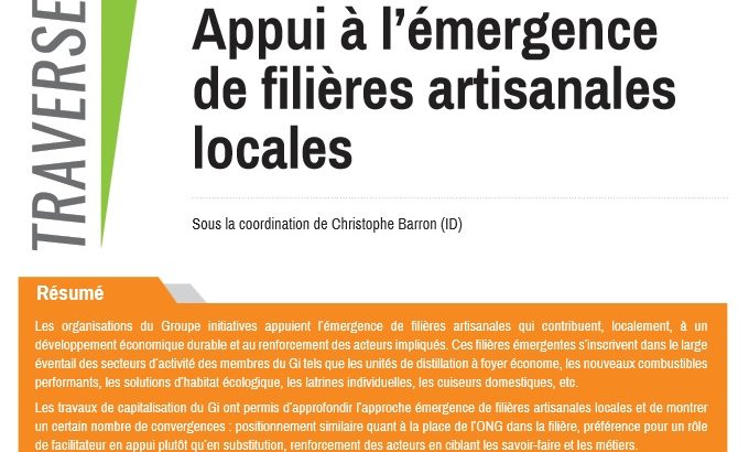 Traverses n°47 : l'appui à l'émergence de filières artisanales