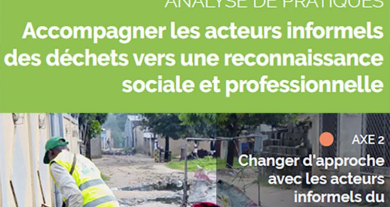 Couverture document insertion des travailleurs informels déchets