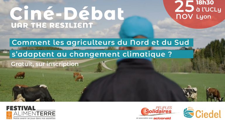Ciné-débat autour de la résilience et l'adaptation des agriculteurs au changement climatique